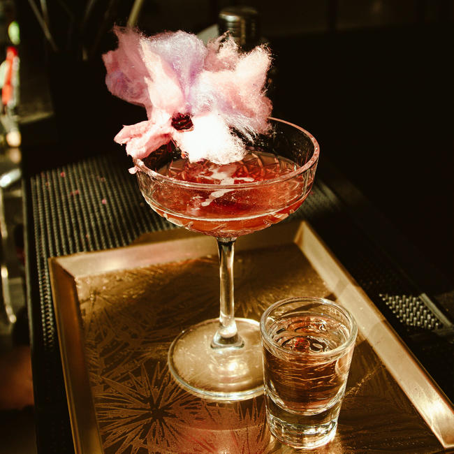 cotton candy cocktail